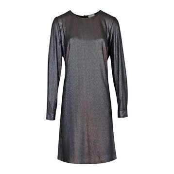 Mads Norgaard • zwart zilveren jurk • 40, Kleding | Dames, Jurken, Maat 38/40 (M), Verzenden, Zwart, Nieuw