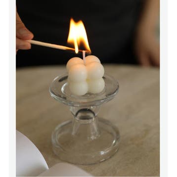 Mini Kubus Aromatherapie Kaars voor Decoratie en Sfeer, Verzenden, Nieuw
