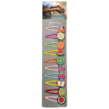 Fako Fashion - 10 Haarspeldjes Op Kaart - Haarclips Voor, Verzenden, Nieuw