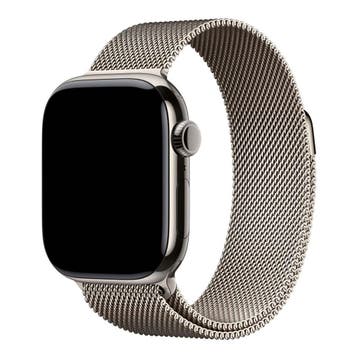 Apple Watch bandje Fiore - milanese - naturel - naturel /, Verzenden, Nieuw
