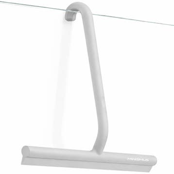 Douchewisser 21 cm met ingebouwde ophanghaak en grijs, Nieuw