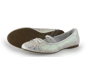 Indigo Ballerinas Meisjes in maat 39 Zilver, Kinderen en Baby's, Kinderkleding | Schoenen en Sokken, Verzenden, Jongen of Meisje