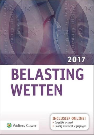 Pocket Belastingwetten   pocketeditie 2017 9789013138931, Boeken, Zo goed als nieuw