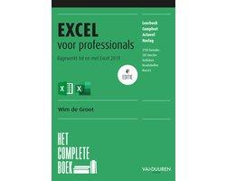 Het complete boek - Het complete boek Excel voor professiona, Verzenden, Zo goed als nieuw