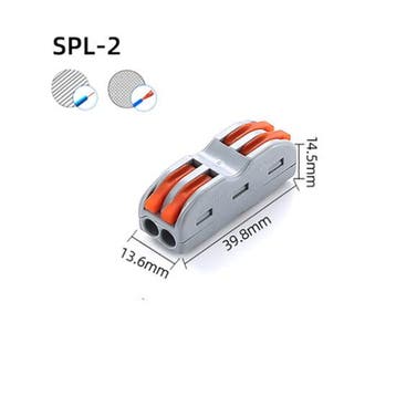 Lasklem - kabel Verbinding connector - duo - 2/2 polig - ..., Verzenden, Nieuw