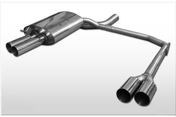 Fox einddemper li/re 2x76mm Typ 10 geschikt voor BMW E60/E61, Verzenden, Nieuw, BMW