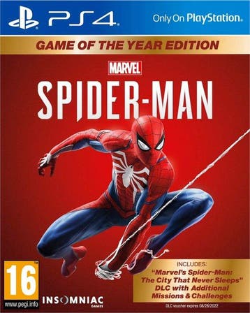 Playstation 4 Marvels Spider-Man (Game of the Year Edition), Verzenden, Zo goed als nieuw
