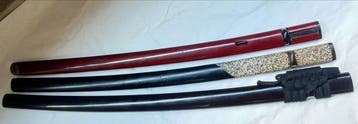 Mijn set van 3 lange katana-zwaarden. - Japan