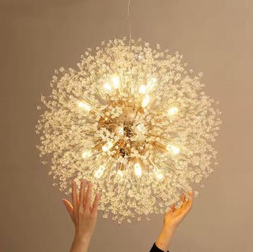 Paardenbloem LED Hanglamp – Moderne Acryl Sterrenhemel Lamp, Huis en Inrichting, Lampen | Hanglampen, Verzenden, Nieuw