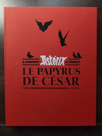 Astérix T36 - Le Papyrus de César + 5x ex-libris - Artbook -, Boeken, Nieuw