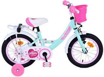 Volare Ashley Kinderfiets - Meisjes - 14 inch - Groen, Fietsen en Brommers, Fietsen | Kinderfietsjes, Overige merken, Zijwieltjes