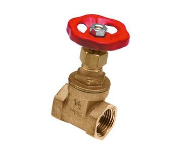 BONFIX Schuifafsluiter 2x 5/2 binnendraad + rood handwiel, Ophalen of Verzenden, Nieuw