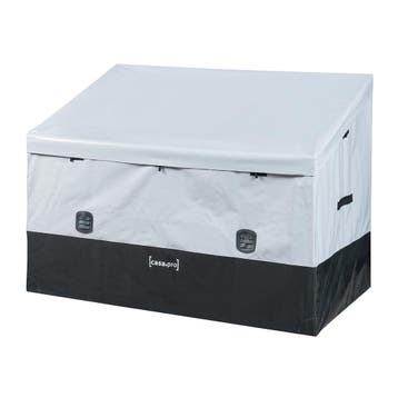 Tuin opbergbox Alanno 78/109x147x86 cm grijs en zwart 850L c, Verzenden, Nieuw