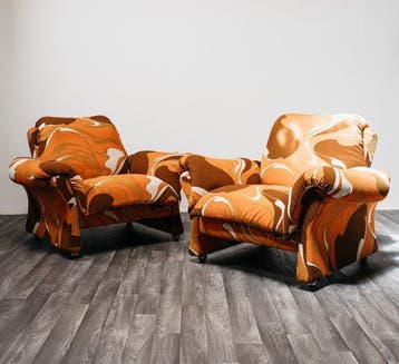 1P - Fauteuil (2) - Textiel