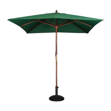 Bolero vierkante groene parasol 2,5 meter, Verzenden, Nieuw in verpakking