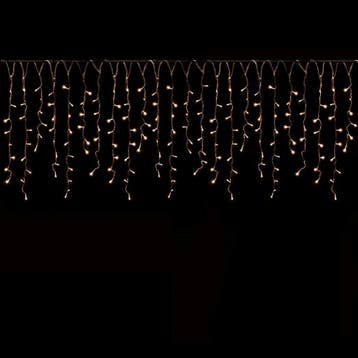 Led gordijn kerst - 10 meter - Warm wit - 400 leds, Diversen, Kerst, Ophalen of Verzenden, Nieuw