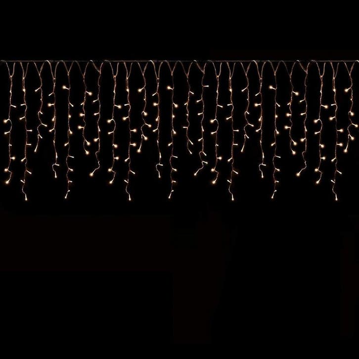 Led gordijn kerst - 10 meter - Warm wit - 400 leds, Diversen, Kerst, Ophalen of Verzenden