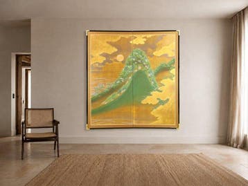 Bybu kamerscherm - Papier - Japan - Volle Maan en Berg