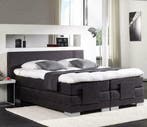 Elektrische Boxsprin President 180 x 210 Washington Brown 28, 210 cm, Blauw, 180 cm, Nieuw