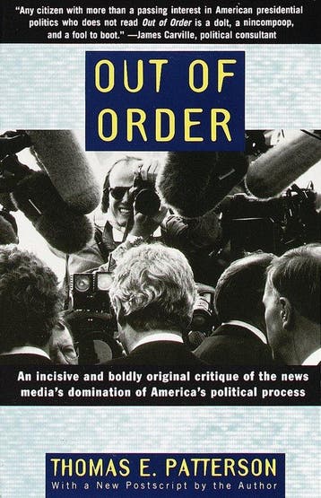 Out of Order - Thomas E. Patterson 9780679755104, Verzenden, Gelezen, Thomas E. Patterson