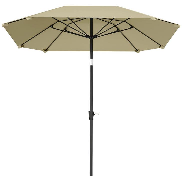 TRUUSK Parasol Ø233 cm - Met Knikfunctie - Windbestendig - S, Tuin en Terras, Planten | Bomen, Verzenden