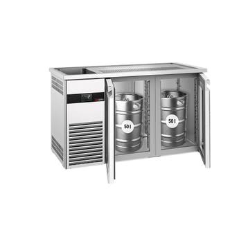 GGM Gastro | Bierkoeling PREMIUM - 1550x700mm - 2 glazen |, Verzenden, Nieuw in verpakking