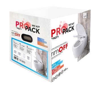 SPECIAL OFFER: Wandcloset met toiletbril, -rimoff, wit, Doe-het-zelf en Verbouw, Sanitair, Verzenden, Nieuw, Steen, Toilet