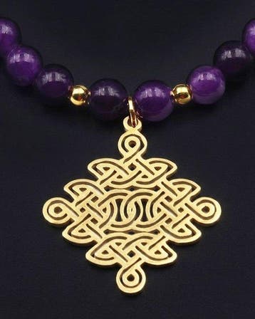 Améthyste - Bescherming - Eeuwige knoop - Spirituele
