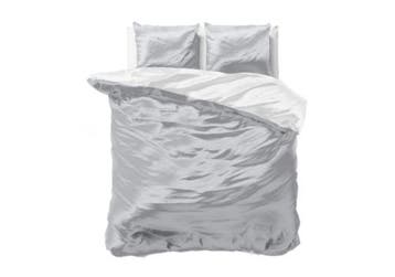 Sleeptime Beauty Double Face Dekbedovertrek Grey/White - 200, Nieuw