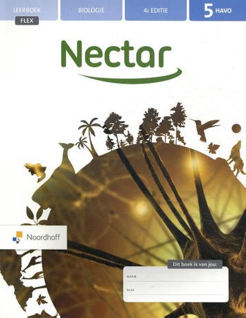 Nectar 5 havo biologie flex Leerboek 9789001735975, Zo goed als nieuw