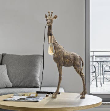 TAFELLAMP GIRAFFE CM 40X22X80, Huis en Inrichting, Ophalen of Verzenden, Nieuw