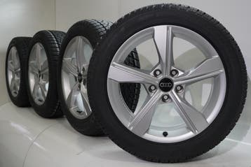 Audi A4 S4 B9 8W 17 inch velgen Dunlop Winterbanden Nieuw Or, Auto-onderdelen, Gebruikt, Velg(en), 17 inch, Winterbanden