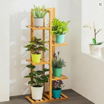 Bamboe Plantenrek 5 Lagen – Binnen en Buiten, Verzenden, Nieuw