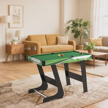 Opvouwbare Pooltafel 104x55.5x68 cm - Compleet met Keus, Bal, Verzenden, Nieuw