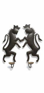 Wandkandelaar (2) - Smeedijzer