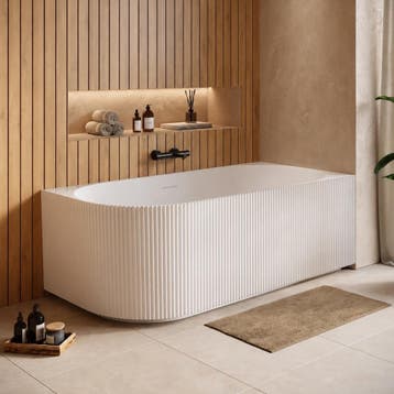 Ligbad Havana 170 x 80 x 58 cm Hoekbad Rechts Wit, Verzenden, Nieuw, Bad