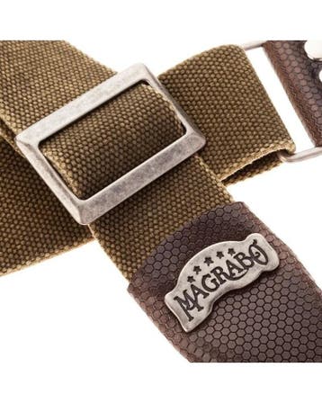 Gitaarband Magrabo Stripe Sc Cotton Washed Olive Green, Ophalen of Verzenden, Nieuw, Elektrische gitaar