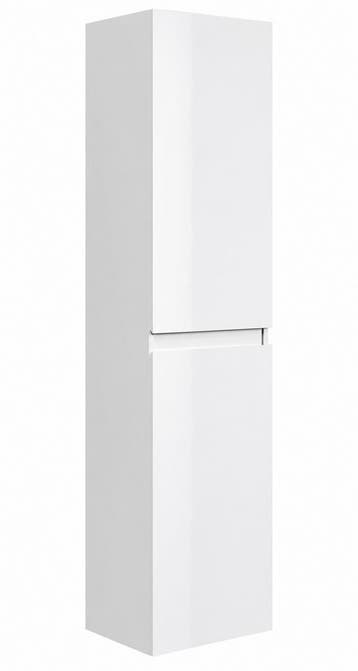 Badkamerkast Angela 40 x 30 x 150 cm Wit Kolomkast, Verzenden, Nieuw, (Half)hoge kast