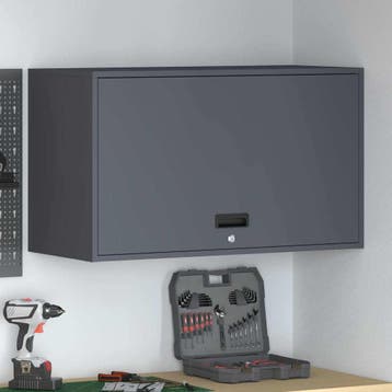 vidaXL Wandkast voor Garage Antraciet 90 x 40 x 53 cm, Huis en Inrichting, Kasten | Overige, Verzenden, Nieuw