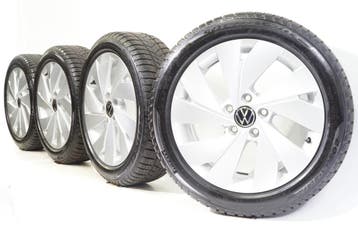 VW Golf 8 5H 17 inch velgen Belmont + Winterbanden Pirelli O, Auto-onderdelen, Gebruikt, Velg(en), 17 inch, Winterbanden