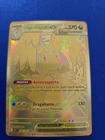 Pokémon - 900 Card - Dragonite 295/271 Foil, Full art, Hobby en Vrije tijd, Verzamelkaartspellen | Pokémon, Nieuw