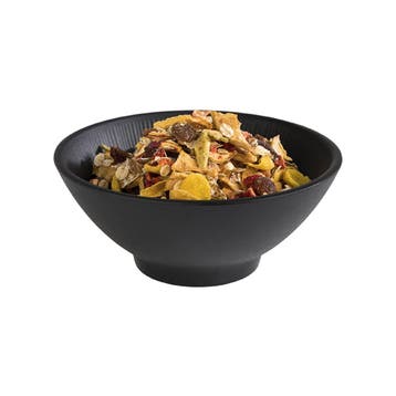 GGM Gastro | (6 stuks) Kom - NERO - Melamine - 0,5L - rond -, Verzenden