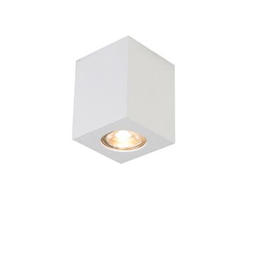 Design opbouwspot wit GU10 50mm - Quba 2, Verzenden, Nieuw