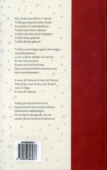 Je veux de lamour / Pluche - R. van het Groenewoud, Boeken, Verzenden, Zo goed als nieuw, R. van het Groenewoud
