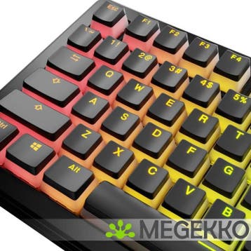 Glorious GPBT Aura V3 Keycaps Zwart, Verzenden, Nieuw, Glorious