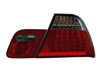 Achterlichten geschikt voor BMW E46 4D 98-02 LED rood/smoke, Verzenden, Nieuw, BMW