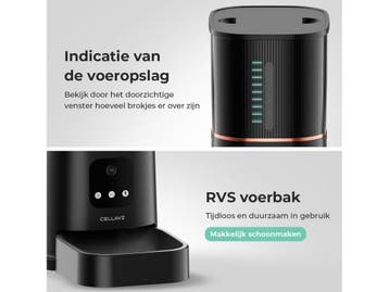 Cellavi Automatische Voerbak - Voerautomaat Dispenser met, Verzenden