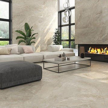 Vloertegel/Wandtegel Beige 120x120cm (Muurtegels), 60 cm of meer, Nieuw, Ophalen of Verzenden, 10 m² of meer