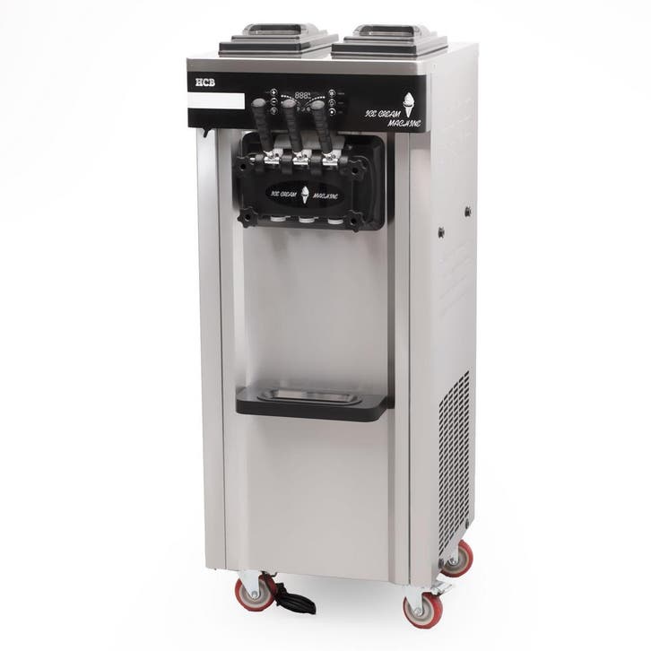 HCB Softijsmachine - verrijdbaar - 2 smaken - 25 liter p/u -, Zakelijke goederen, Horeca | Keukenapparatuur, Nieuw in verpakking