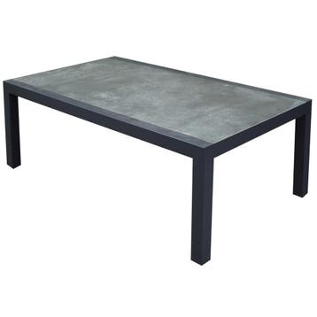 Malaga / Monaco lounge tuintafel 120x70xH43 cm aluminium, Tuin en Terras, Tuintafels, Ophalen of Verzenden, Nieuw, Aluminium